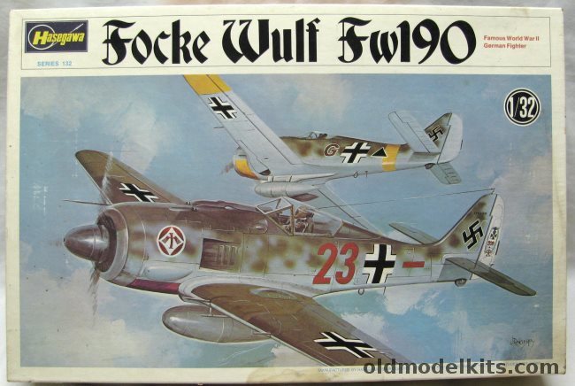 Hasegawa 1/32 Focke-Wulf FW-190 A5-A3 / A7-R3 / A8-R3 / G-3, JS060-450 plastic model kit